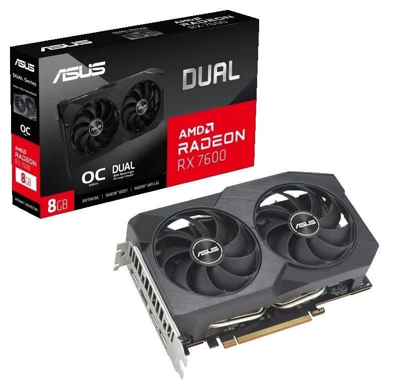 ASUS Radeon RX 7600 DUAL 8GB OC V2