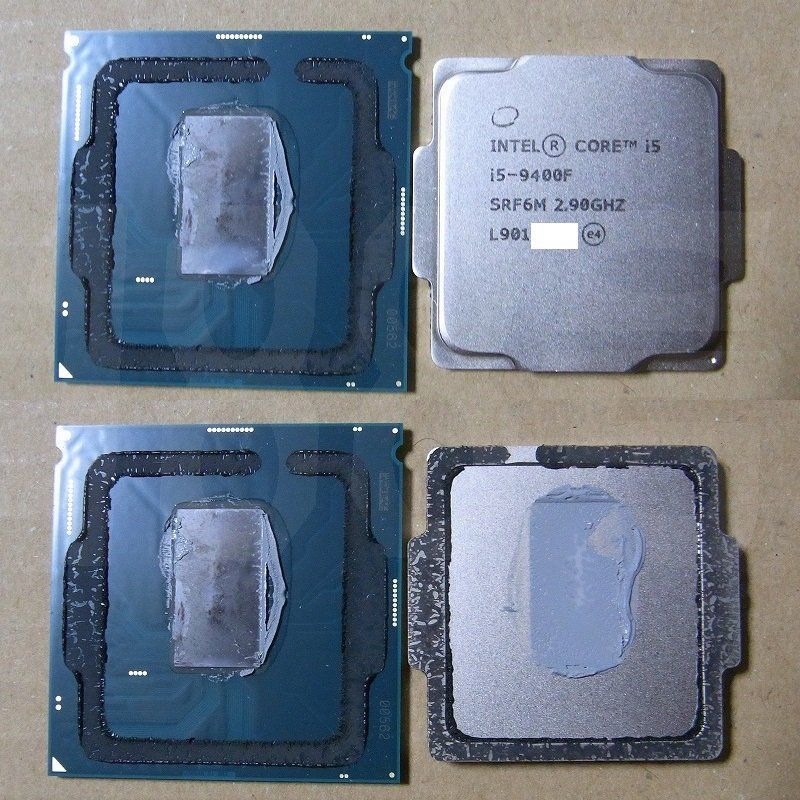 Intel Core i5-9400F - delidding procesora