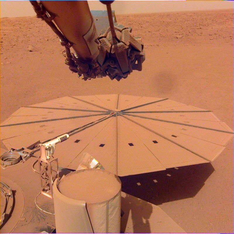 InSight panele słoneczne