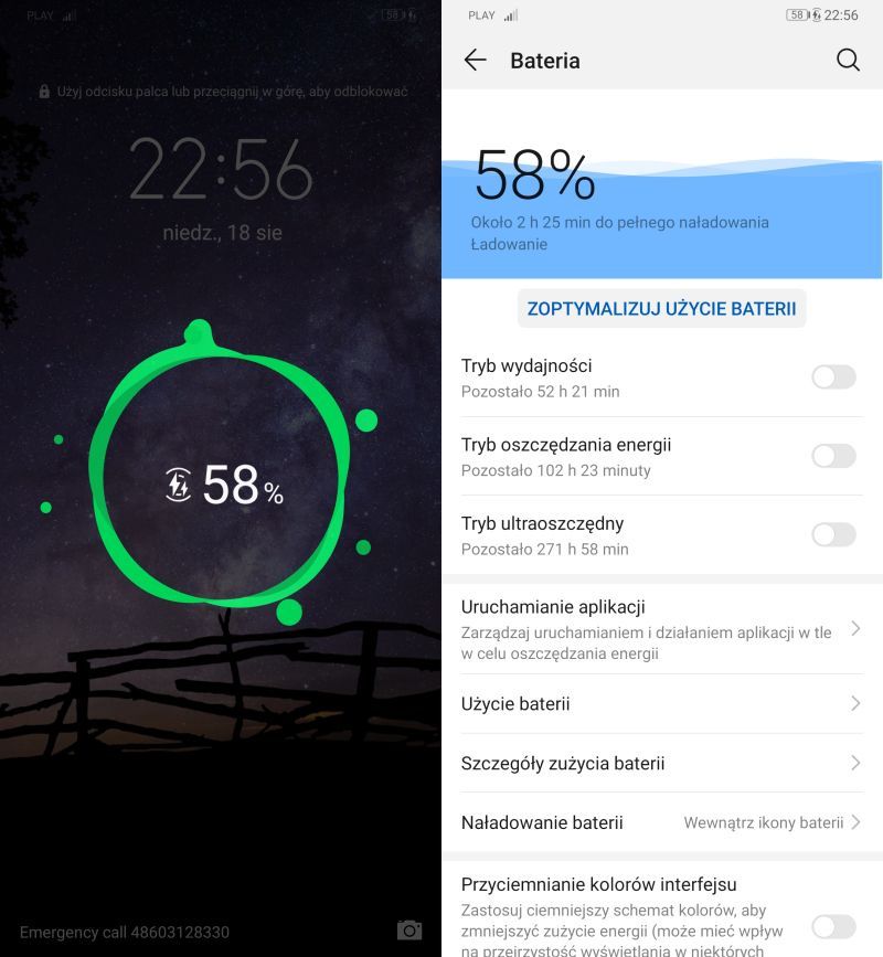 Ładowanie bezprzewodowe Android Huawei P30 Pro