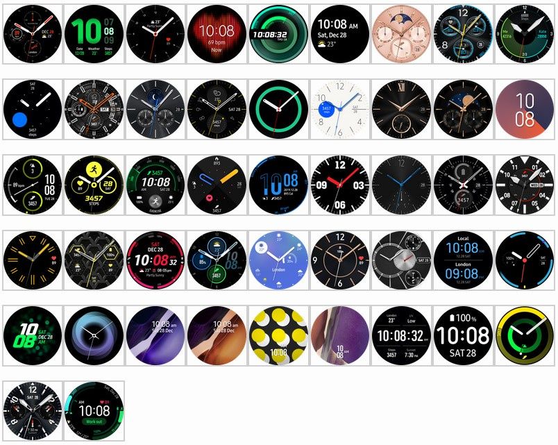 Galaxy Watch 3 tarcze