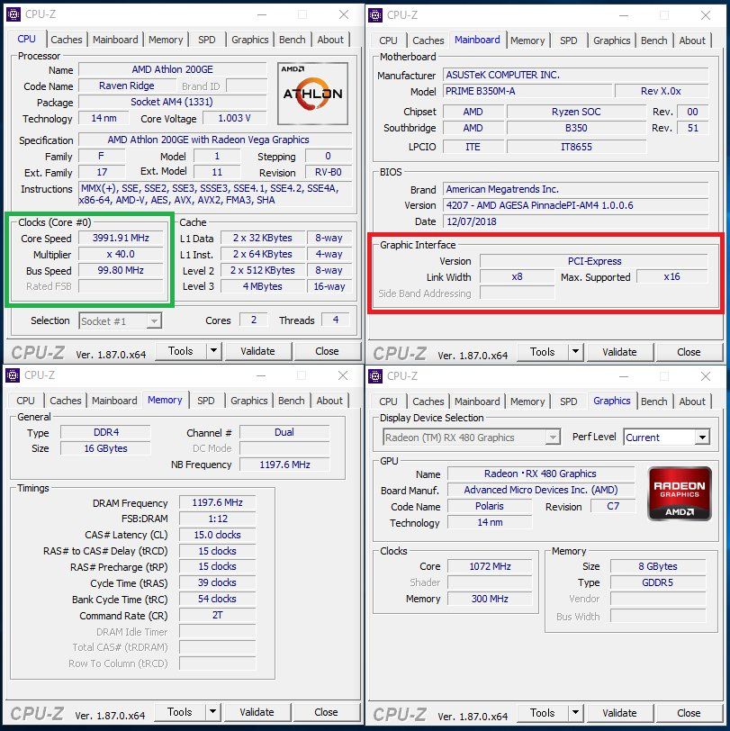 ASUS - podkręcanie procesora Athlon 200GE