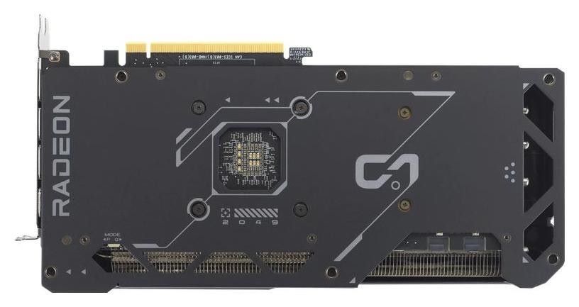 ASUS Radeon RX 7800 XT DUAL 16GB OC - backplate