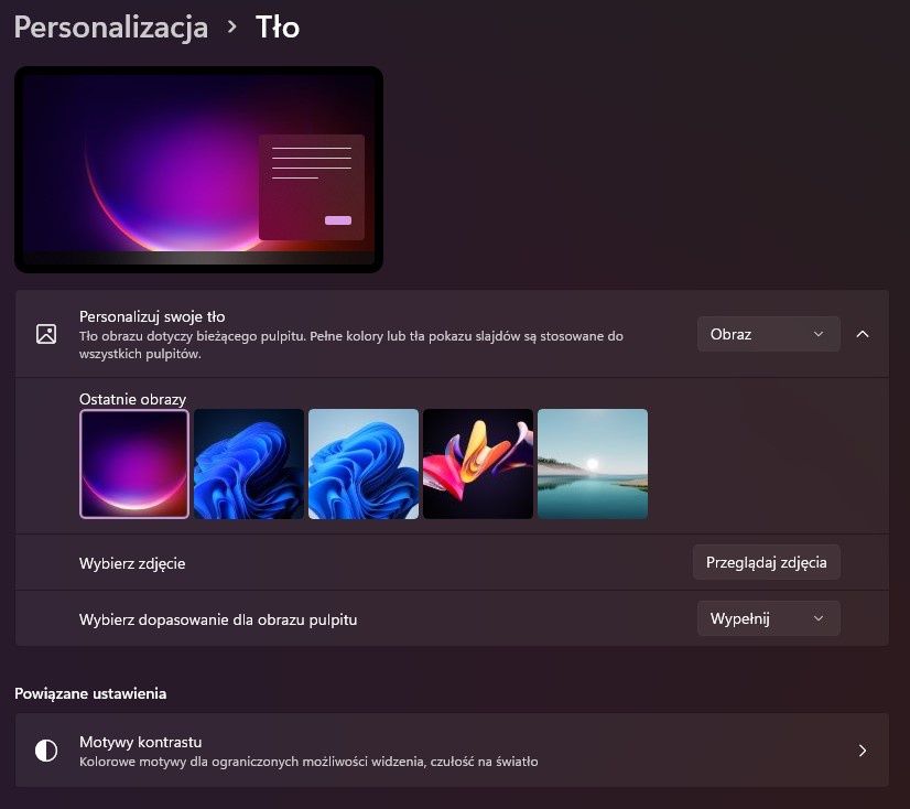 Windows 11 obraz tła