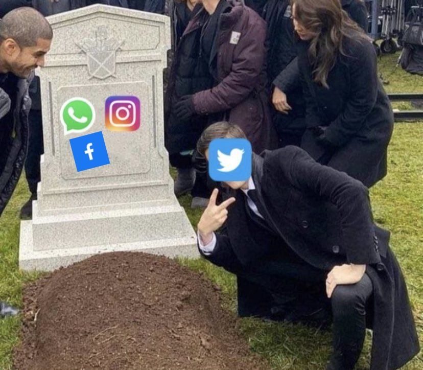 Awaria Facebook - mem