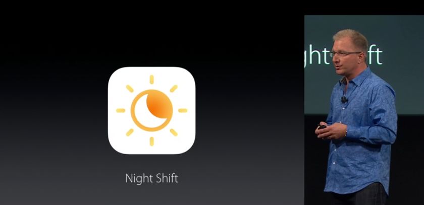 iOS 9.3 night shift