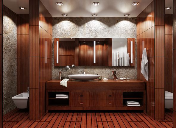 Łazienka w drewnie – czy warto wykorzystać drewno w łazience?