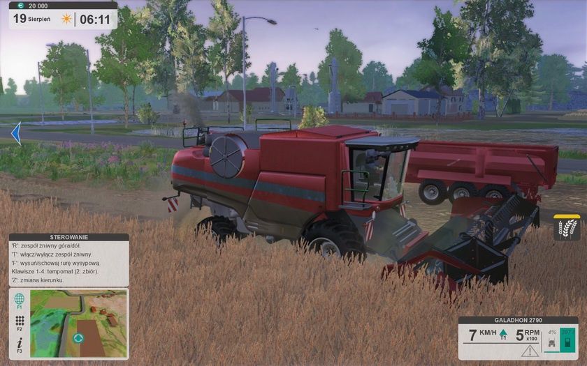 Polska Farma 2017 - zbiór zboża