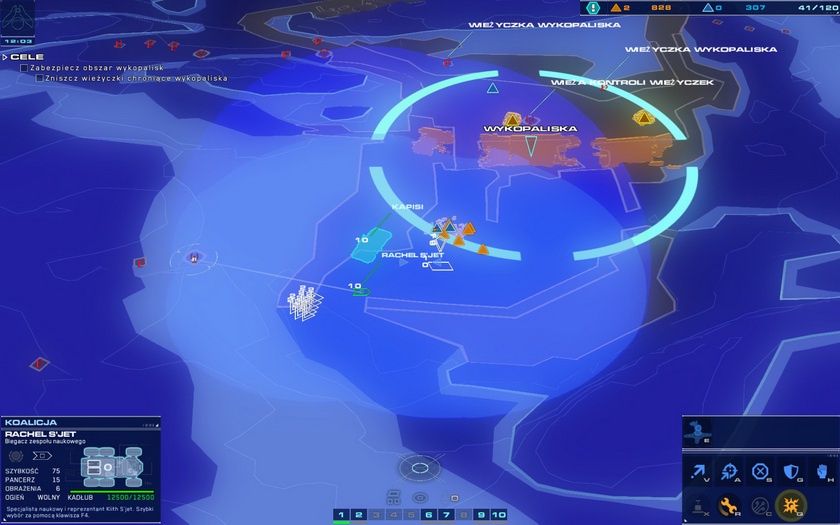 Homeworld: Deserts of Kharak - mapa taktyczna wykopalisk