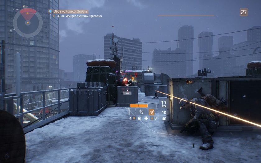 The Division - walka na dachu budynku
