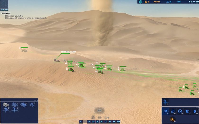 Homeworld: Deserts of Kharak - wydmy i burza piaskowa