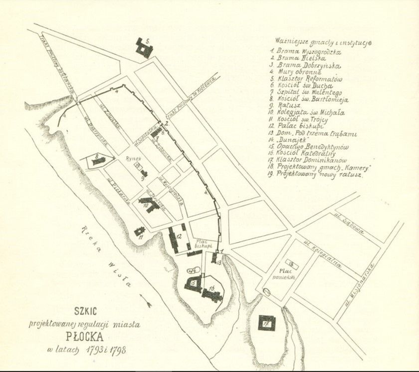 Historia Płocka: kolejne etapy rozwoju miasta od XVI do XIX w.