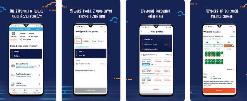 PKP Intercity screen Google Play