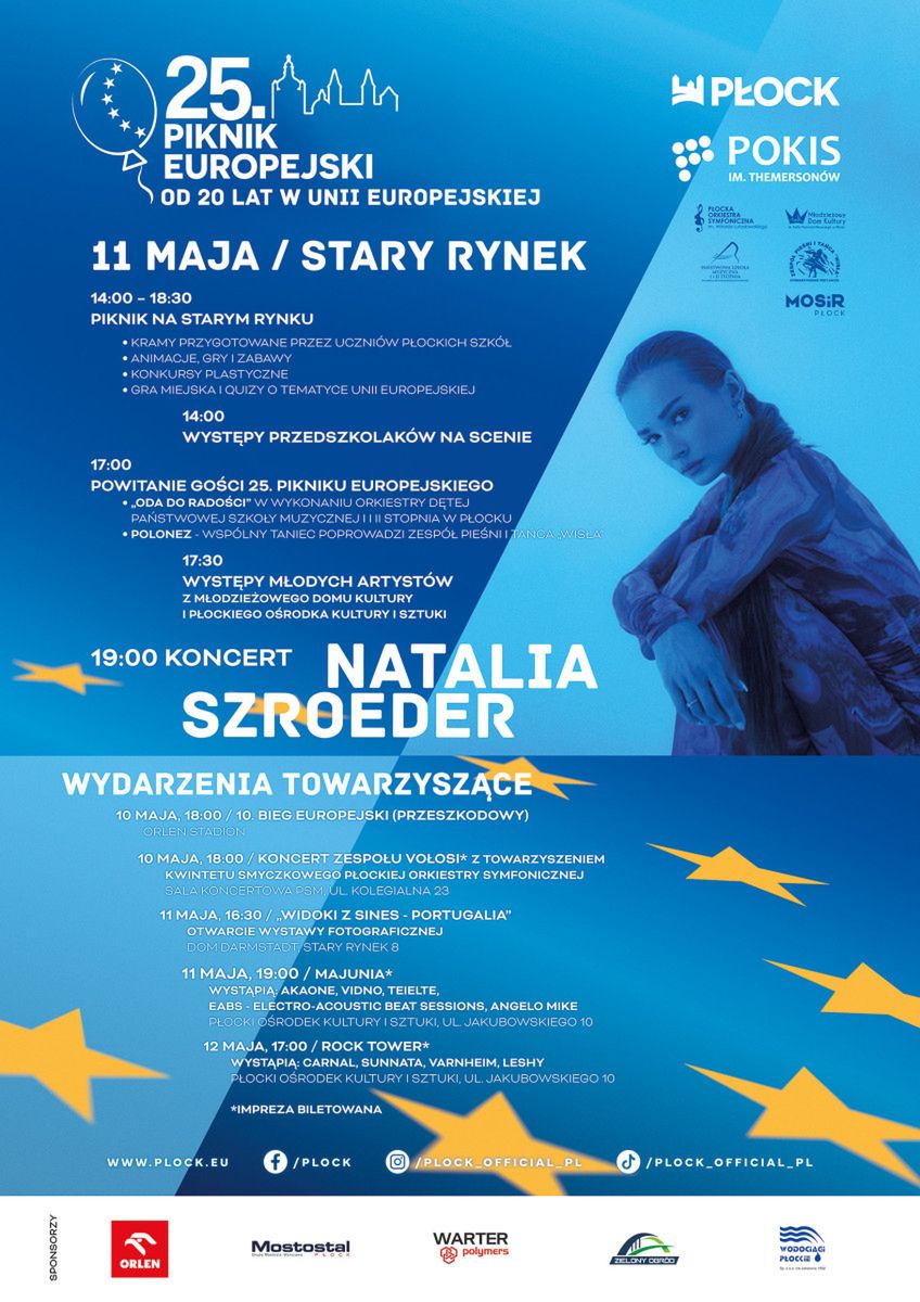 25. Piknik Europejski już 11 maja w Płocku!