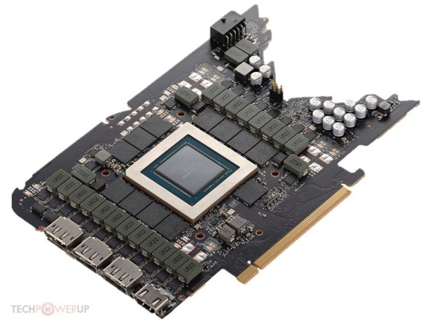GeForce RTX 4090 Founders Edition - płytka drukowana