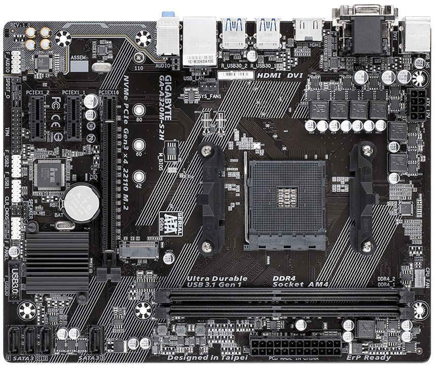 Gigabyte GA-A320M-S2H