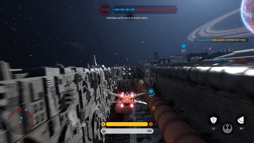 Star Wars: Battlefront - słynna scena ataku na Gwiazdę Śmierci