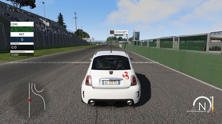 Assetto Corsa - Abarth na torze