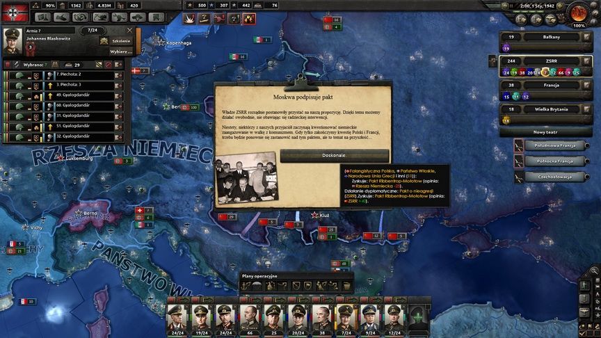 Hearts of Iron IV - Związek Radziecki podpisuje pakt