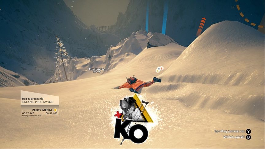 Steep - przedwczesne przyziemienie