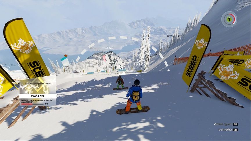 Steep - pierwszy wspólny zjazd
