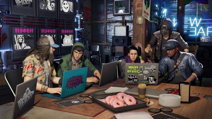 Watch Dogs 2 -pogaduszki hackerów
