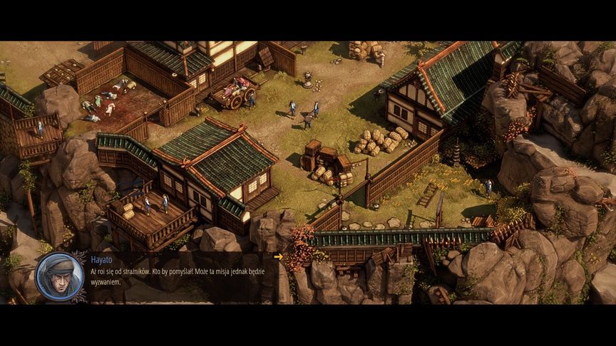 Shadow Tactics - interakcje między bohaterami