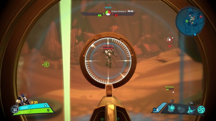 Battleborn - żywy przeciwnik w celu