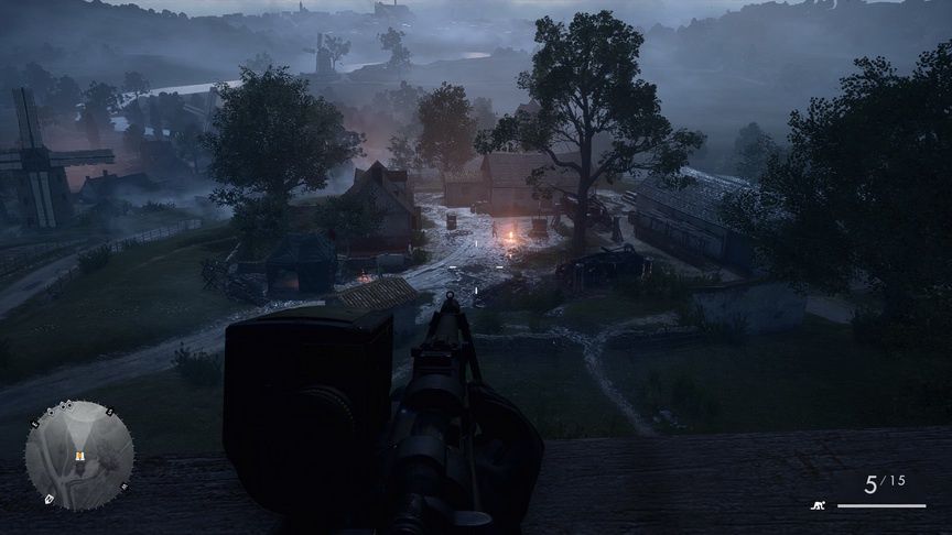 Battlefield 1 - widok na miasteczko