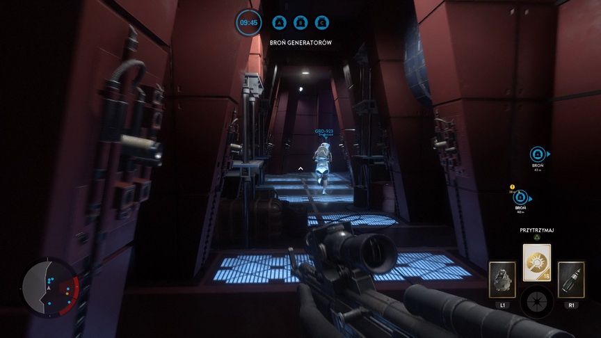 Star Wars: Battlefront - korytarze Bespin