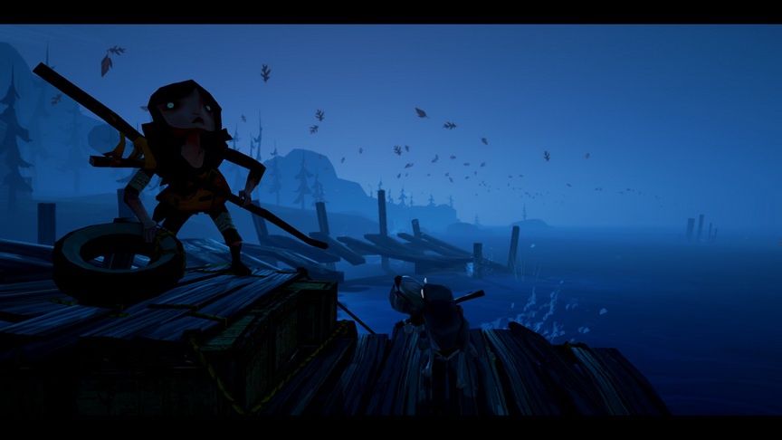 The Flame in the Flood - nocna wyprawa