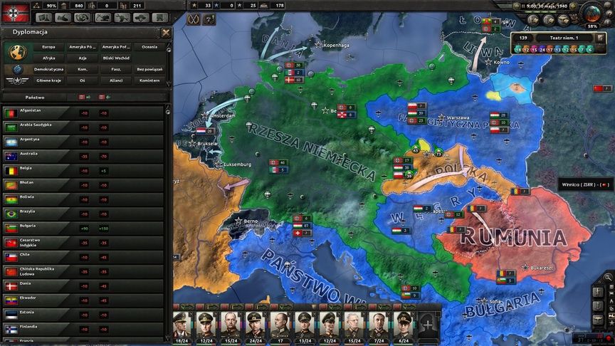 Hearts of Iron IV - polityczna mozaika