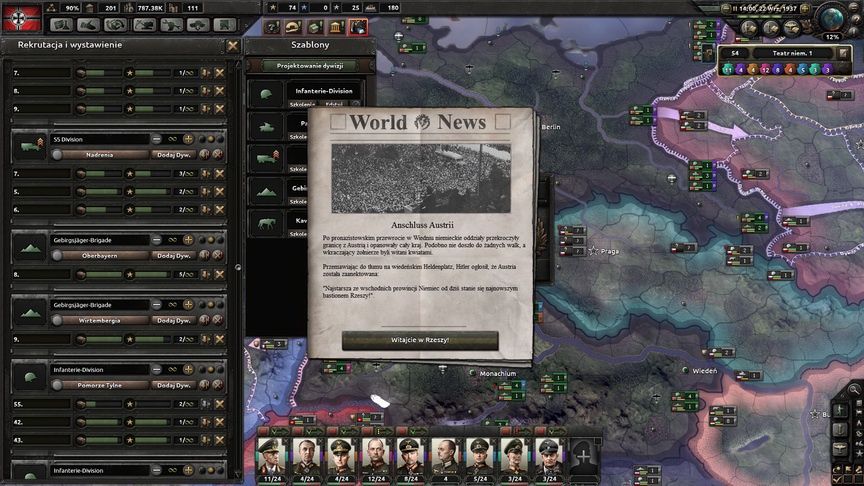 Hearts of Iron IV - Anschluss Austrii