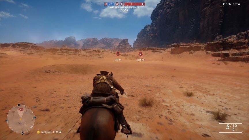 Battlefield 1 - jazda na koniu