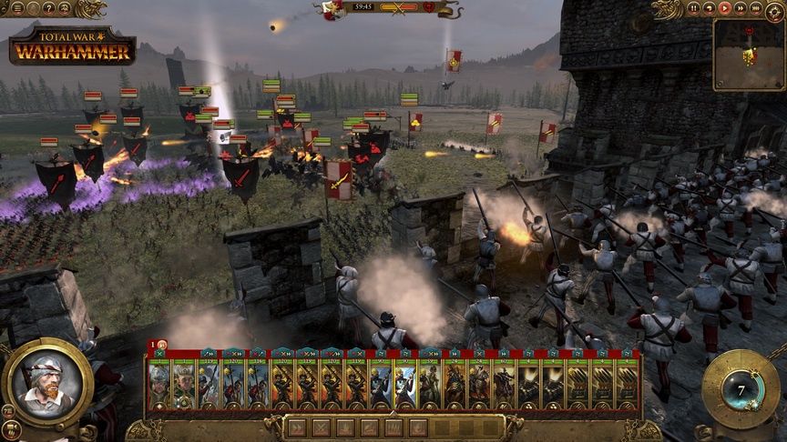Total War: Warhammer - oblężenie zamku