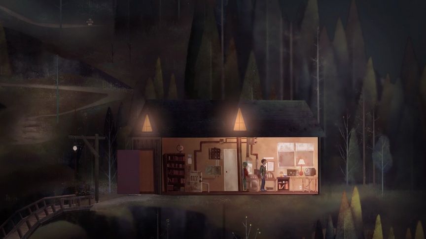 Oxenfree - opuszczona chata