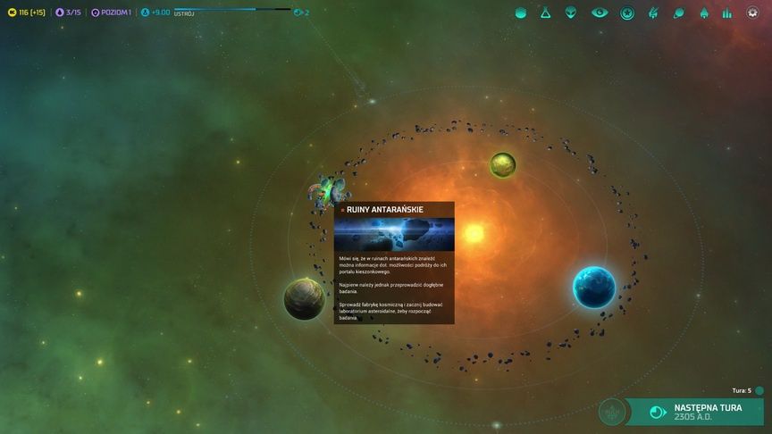 Master of Orion: Revenge of Antares - ruiny Antarańskie