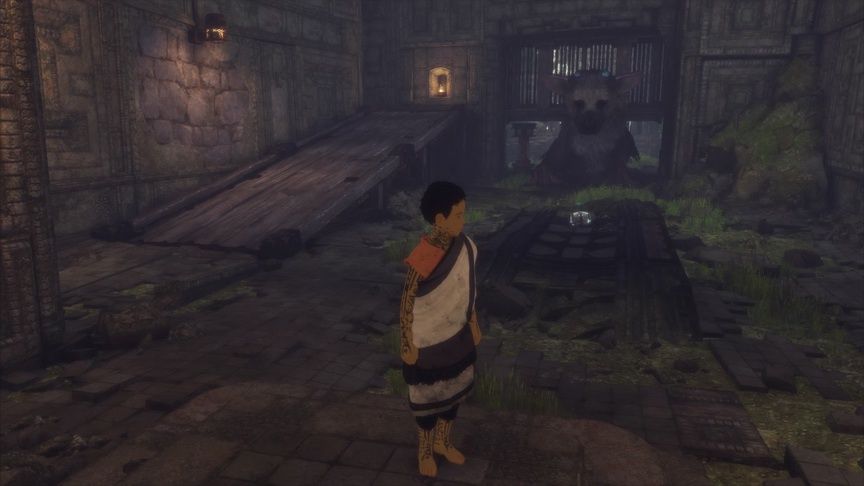 The Last Guardian - Trico zobaczył beczkę z jedzeniem