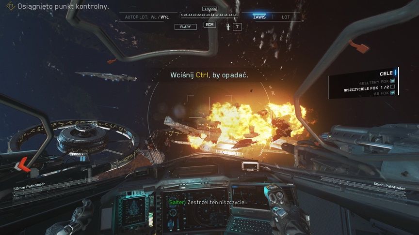 Call of Duty: Infinite Warfare - wybuch w kosmosie