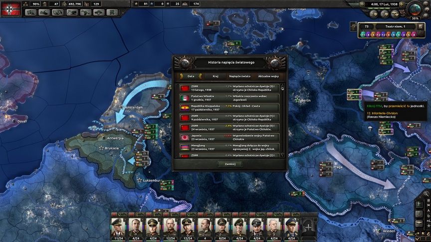 Hearts of Iron IV - historia napięcia światowego