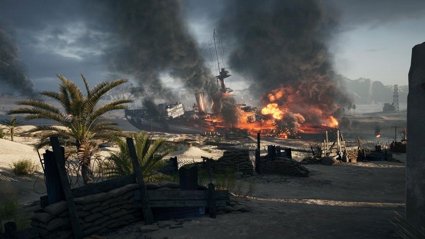 Battlefield 1 - mapa Suez