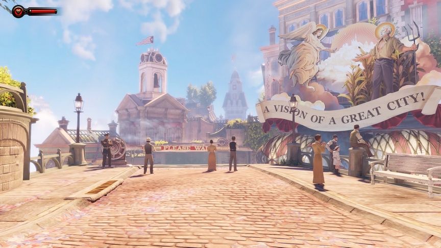 BioShock: The Collection - miasto w chmurach