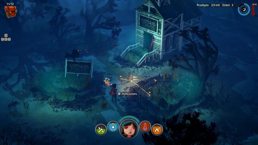 The Flame in the Flood - budowanie pułapki
