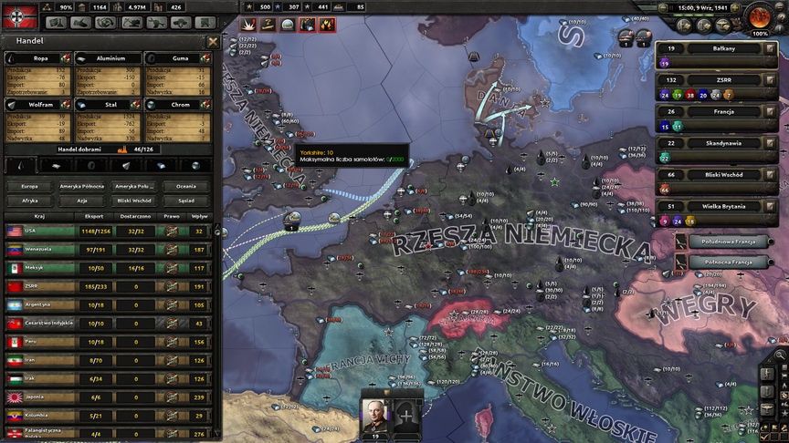 Hearts of Iron IV - handel
