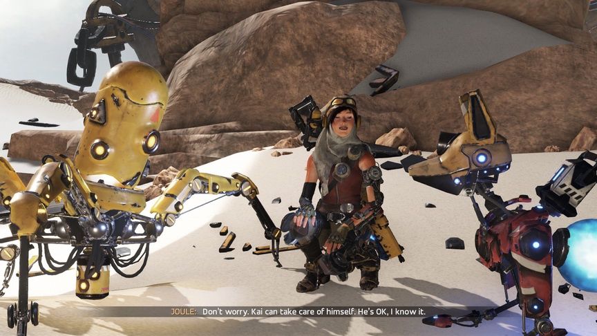 ReCore - Joule i jej mechaniczni pupile