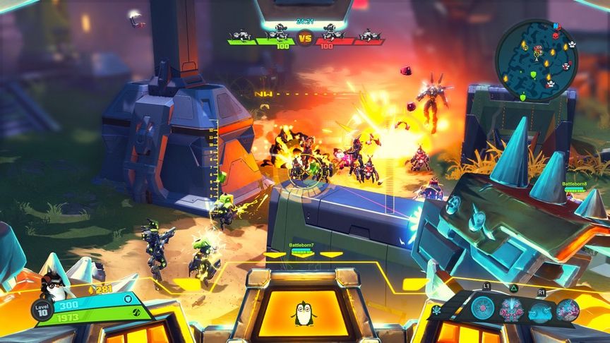 Battleborn - ochrona minionków