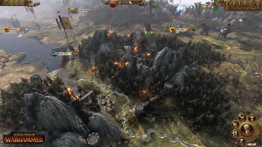 Total War: Warhammer - mapa królestwa