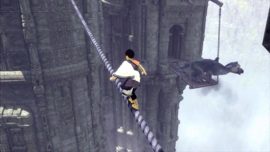The Last Guardian - spacer na linie