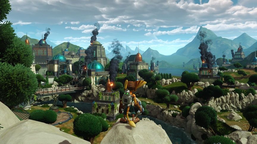 Ratchet &amp; Clank - sporej wielkości lokacje