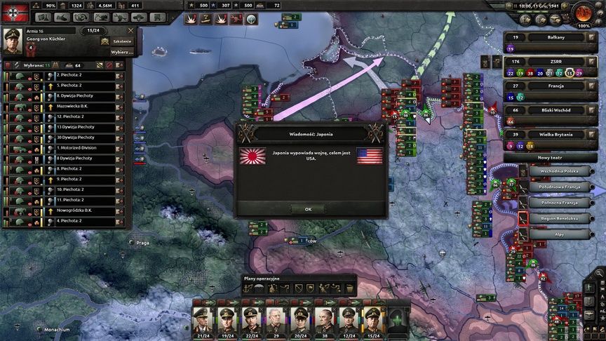 Hearts of Iron IV - Japonia wypowiada wojnę USA